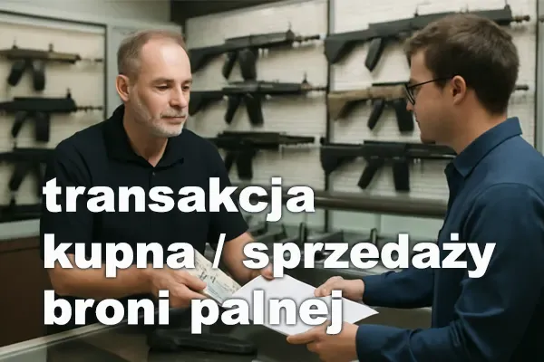 Transakcja kupna - sprzedaży broni palnej. Transakcja kupna - sprzedaży broni palnej.