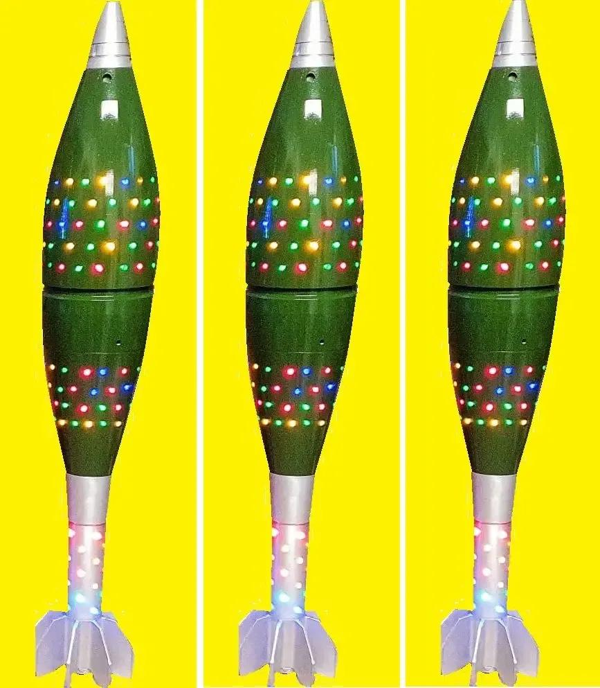 moździerz 120 mm lampa ozdobna ledowa do ogrodu i do domu